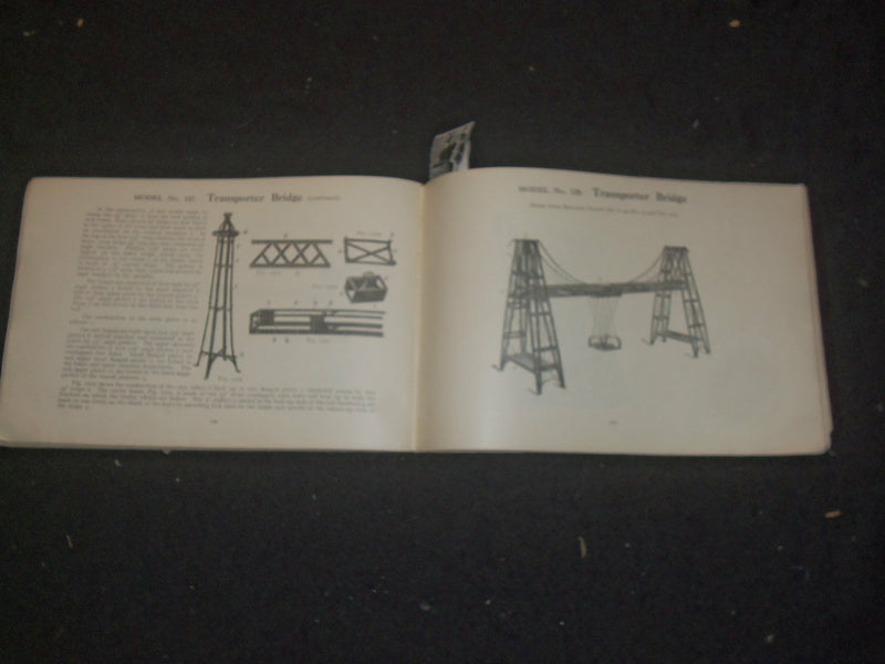 1914 MECCANO MODELS INSTRUCTIONS CATALOG - J 6389