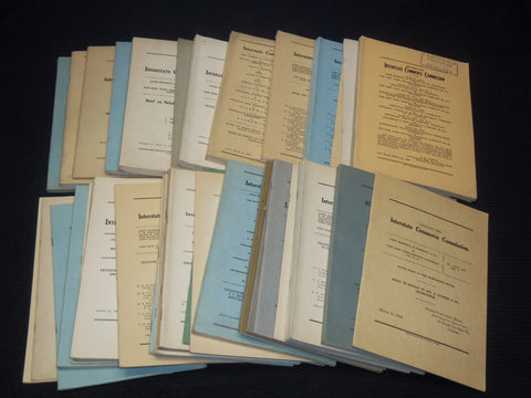 1923-1927 INTERSTATE COMMERCE COMMISSION REPORTS LOT OF 43-JOHN MORRELL- O 2825A