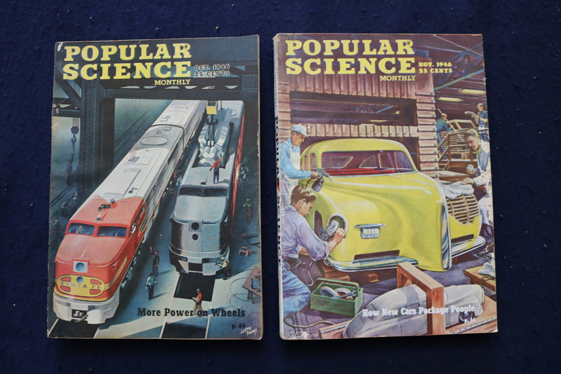 1946 POPULAR SCIENCE MAGAZINE - LOT OF 10 - O 3497