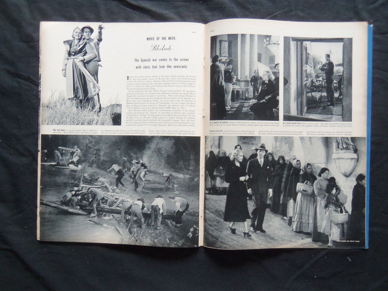 1938 JUNE 13 LIFE MAGAZINE - GERTRUDE LAWRENCE- L 82