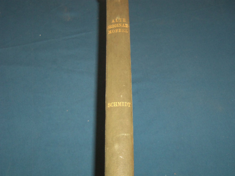 1896 ALTE ORIGINAL - MOEBEL VOLUME BY OTTO SCHMIDT - FURNITURE - PLATES - Z 198