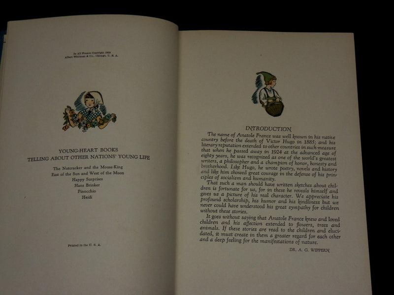 1930 IN ALL FRANCE HARDCOVER BOOK BY ANATOLE FRANCE - KD 2767I