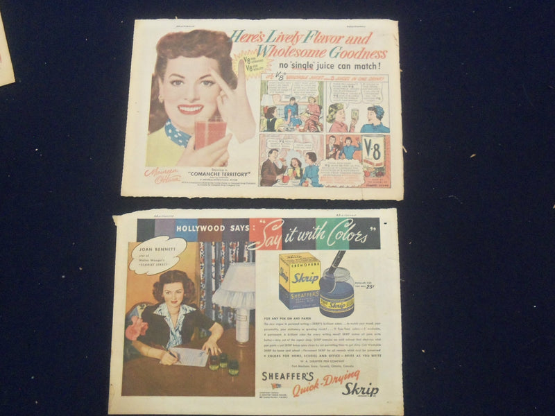 1930'S-1950'S MOVIE STAR COLOR COMICS ADS - LOT OF 13 - NP 5269