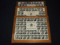 1963-1965 WAYNE STATE UNIVERSITY TAU KAPPA EPSILON MOUNTED PHOTOS LOT OF 3- #215