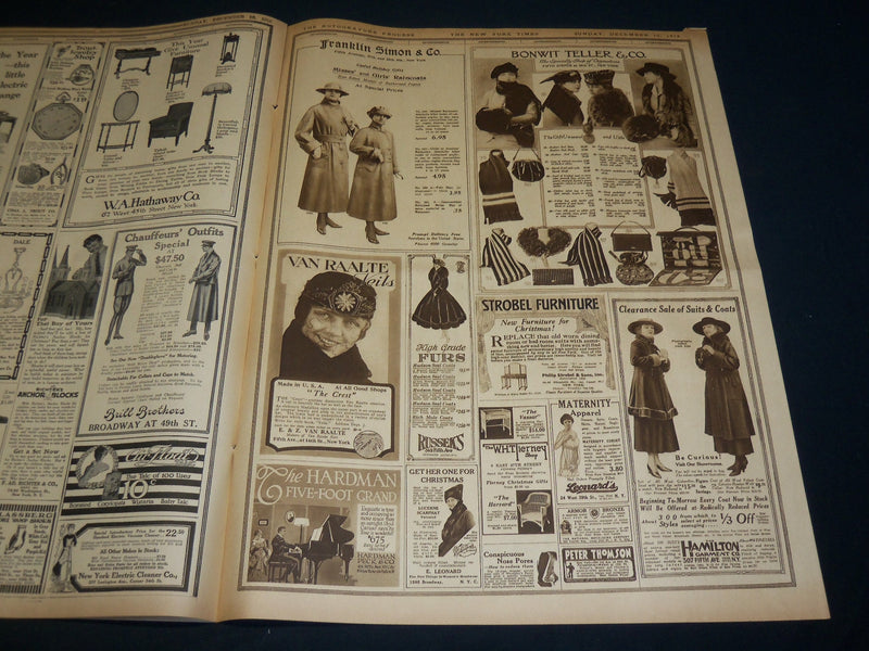 1916 DECEMBER 10 NEW YORK TIMES ROTO PICTURE SECTION - BILLIE BURKE - NT 8960