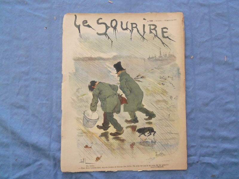 1902 DEC 27 LE SOURIRE MAGAZINE - ILLUSTRATED COMEDY - FRENCH TEXT - SP 4865H