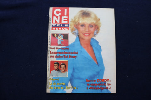 1986 NOVEMBER 13 CINE TELE REVUE MAGAZINE - ANNIE CORDY COVER - E 11996