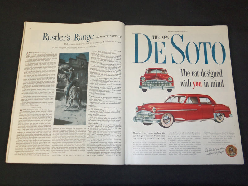 1949 APRIL 2 THE SATURDAY EVENING POST MAGAZINE - ILLUSTRATED COVER - SP 5593