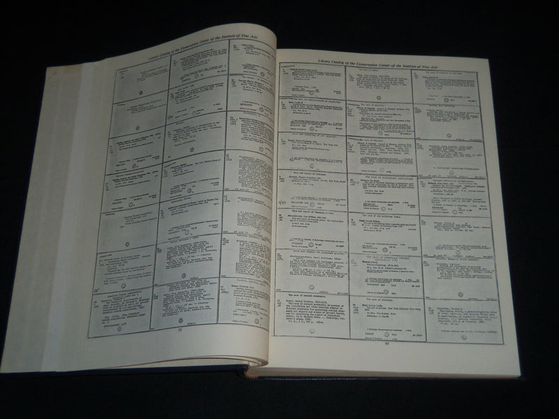1980 LIBRARY CATALOG OF THE CONSERVATION VOLUME - NEW YORK UNIVERSITY - Z 83
