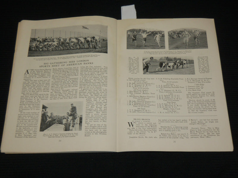 1929 OCTOBER NUMBER EIGHT - CITY BANK CLUB MAGAZINE - NICE PHOTOS - J 7011