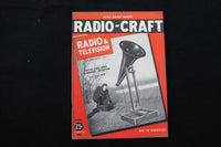 1942 APR RADIO-CRAFT MAGAZINE - BUILD YOUR OWN AIRPLANE DETECTOR COVER - E 10380