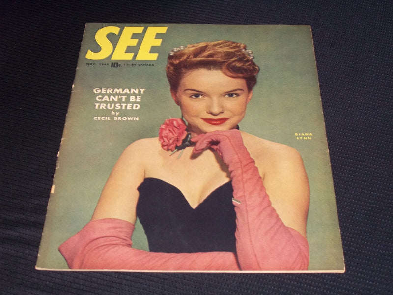 1945 NOVEMBER SEE MAGAZINE - DIANA LYNN FRONT COVER - E 20010