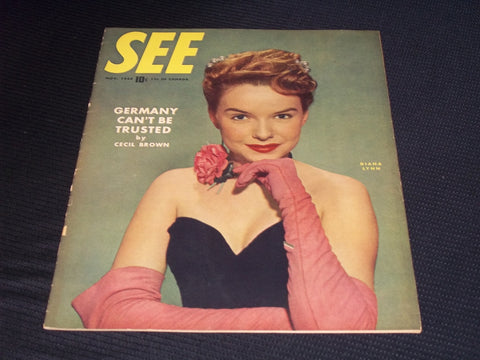 1945 NOVEMBER SEE MAGAZINE - DIANA LYNN FRONT COVER - E 20010