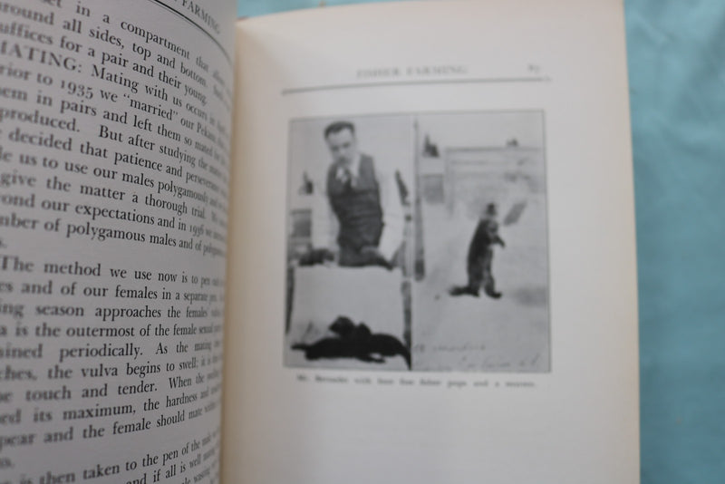 1937 FISHER FARMING HARDCOVER BOOK BY ROBERT G. HODGSON - KD 9698