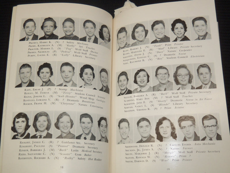 1957 JUNE THE WOLF JUNIOR HIGH SCHOOL YEARBOOK - EASTON, PENNSYLVANIA - K 2716