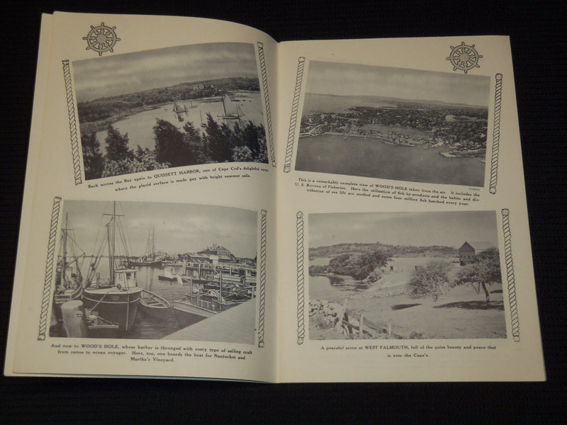 1950'S SOUVENIR OF QUAINT CAPE COD VIEW BOOK - GREAT PHOTOS - J 7904