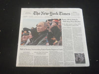2022 MAY 14 NEW YORK TIMES - RUSSIA, HIT BY SETBACKS, PULLS AWAY FROM KHARKIV