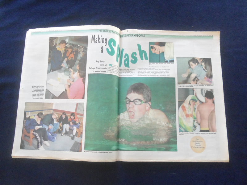 1998 JAN 15 THE BACK MOUNTAIN LEADER NEWSPAPER-SHAVERTOWN, PA-J. NACKLEY-NP 6167