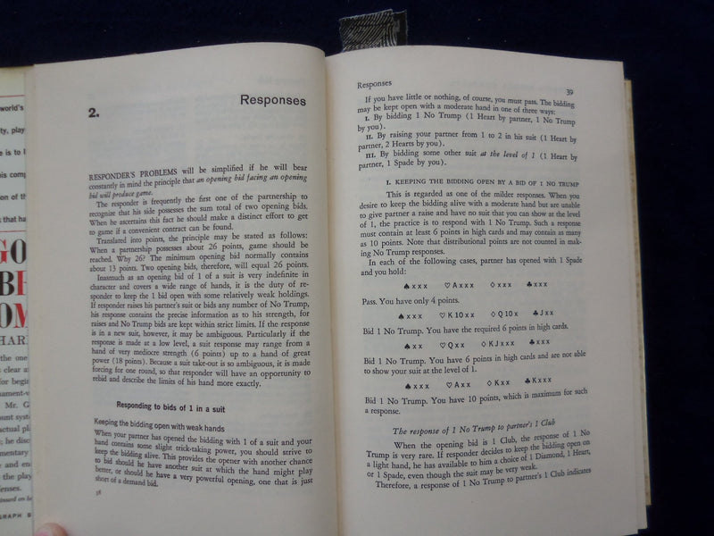 1964 GOREN'S BRIDGE COMPLETE HARDCOVER BOOK BY CHARLES H. GOREN - KD 8607
