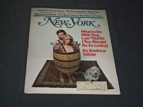 1975 FEBRUARY 3 NEW YORK MAGAZINE - WHAT TO DO WITH YOUR LAST $10,000 - SP 3839