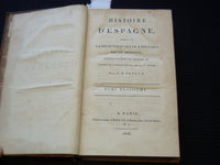 1808 HISTOIRE D'ESPAGNE BY P. C. BRIAND VOLUME NO. 3 - FRENCH - KD 7671