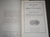 1964-1965 BROWN UNIVERSITY BULLETIN - ADMISSION - LIBERAL ARTS COURSES - KD 4509