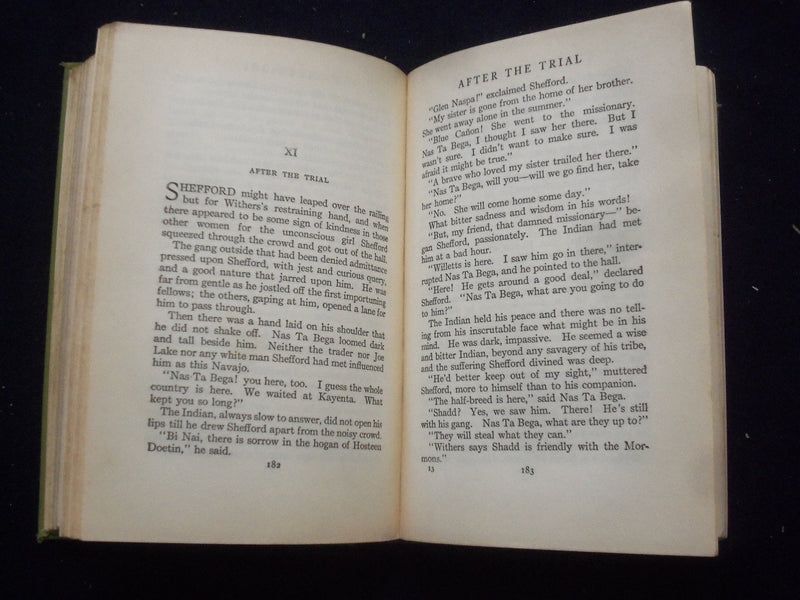 1915 THE RAINBOW TRAIL HARDCOVER BOOK BY ZANE GREY - KD 8381