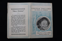 1920'S UNITED THEATRE MOVIE LISTINGS - LOT OF 3 - BROOKLYN, NEW YORK - K 2869