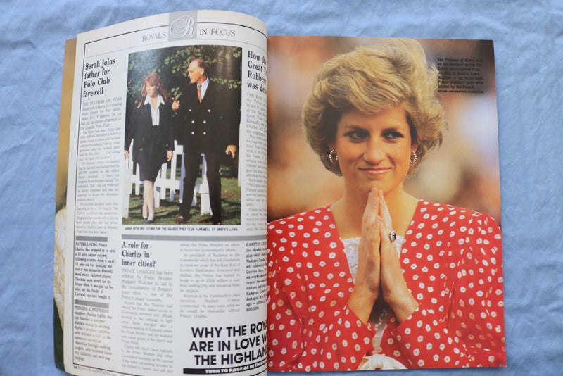 1988 OCTOBER ROYALTY MONTHLY MAGAZINE - PRINCESS DIANA -MODERN MOTHERS- ST 5510A