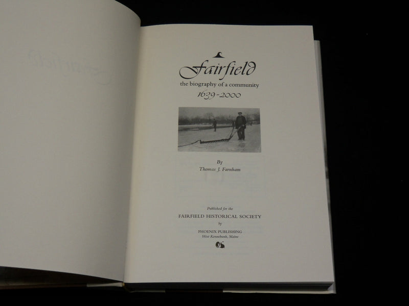 1988 FAIRFIELD 1639-1989 & 2000 BIOGRAPHY OF A COMMUNITY BOOK LOT OF 2 - KD 6026