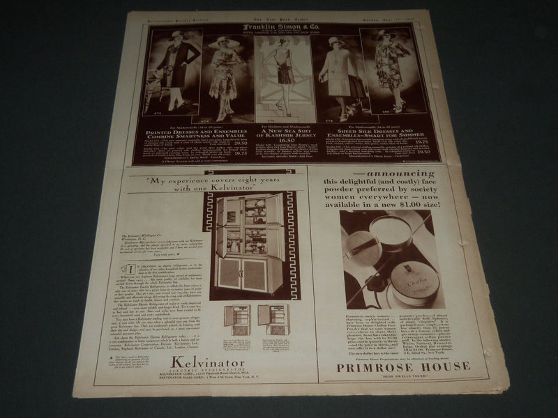 1928 JUNE 17 NY TIMES PICTURE SECTION - HERBERT HOOVER FOR PRESIDENT - NT 7080