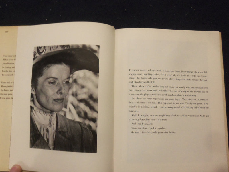 1987 THE MAKING OF THE AFRICAN QUEEN HARDCOVER BOOK BY KATHERINE HEPBURN-KD 8248
