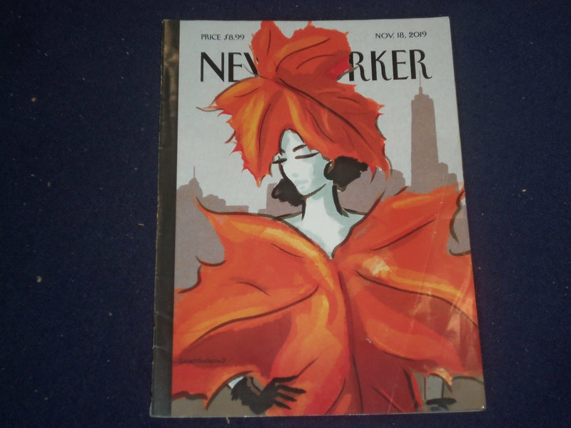 2019 NOVEMBER 18 THE NEW YORKER MAGAZINE - ILLUSTRATED COVER - NY 2354