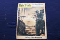 1948 FEBRUARY 29 THIS WEEK MAGAZINE - BETTY GRABLE COVER - E 22884