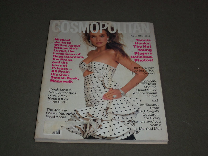 1988 AUGUST COSMOPOLITAN MAGAZINE - FREDERIQUE, PHOTO BY SCAVULLO - SP 3152