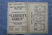 1914 AUGUST 31 THE STAR AND GARTER SHOW PROGRAM - GAIETY THEATRE - K 2749