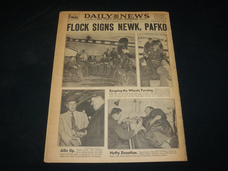 1952 FEBRUARY 6 NEW YORK DAILY NEWS - MORAN RACKET CASE TO JURY - NP 5402