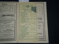 1917 NOV 26-DEC THE FENWAY THEATRE PROGRAM & TICKET - BOSTON - J 4081
