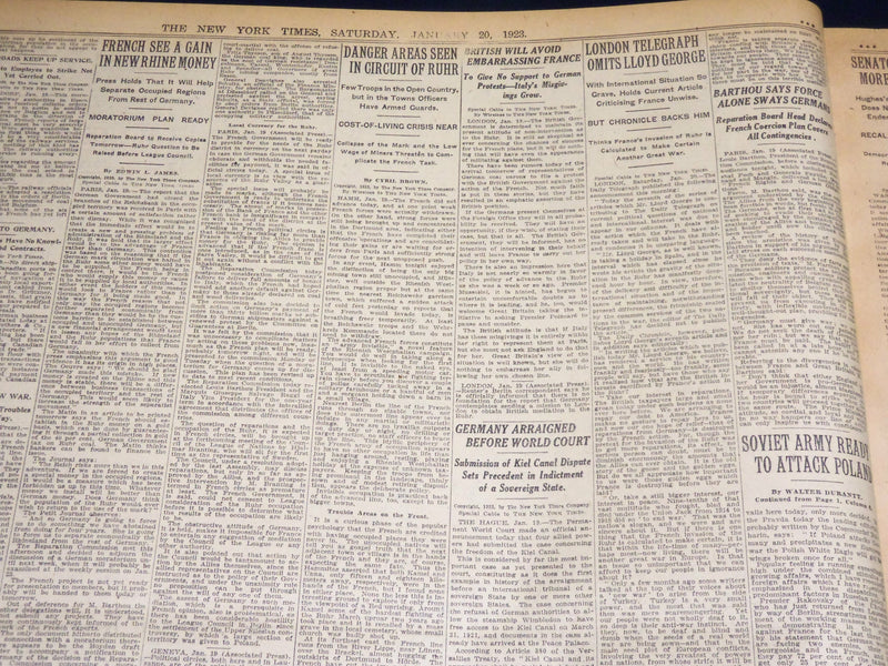 1923 JANUARY 20 NEW YORK TIMES - HOODED BAND REAPPEARS IN MOREHOUSE - NT 7907