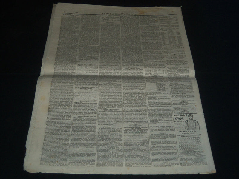 1865 JUNE 23 NEW YORK TIMES NEWSPAPER - RECONSTRUCTION - VIRGINIA - NP 3996