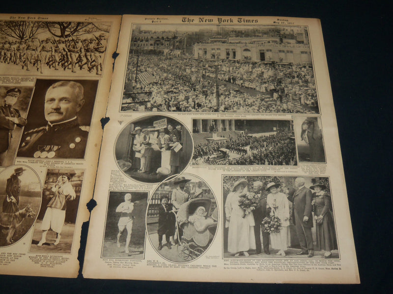 1917 MAY 27 NEW YORK TIMES PICTURE SECTION - LIBERTY LOAN APPLICATION - NT 8983