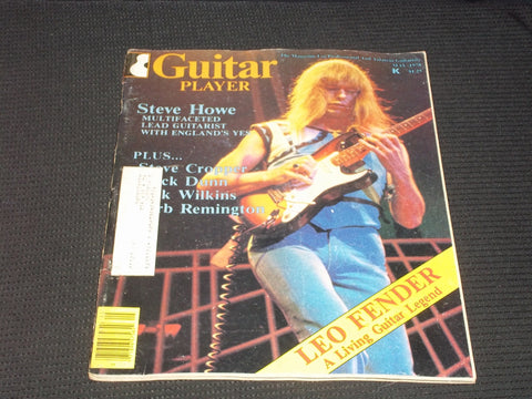 1978 MAY GUITAR PLAYER MAGAZINE - STEVE HOWE FRONT COVER - E 7728