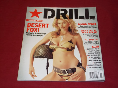 2003 NOVEMBER/DECEMBER DRILL MAGAZINE - PREMIERE ISSUE - HENSTRIDGE - RC 447