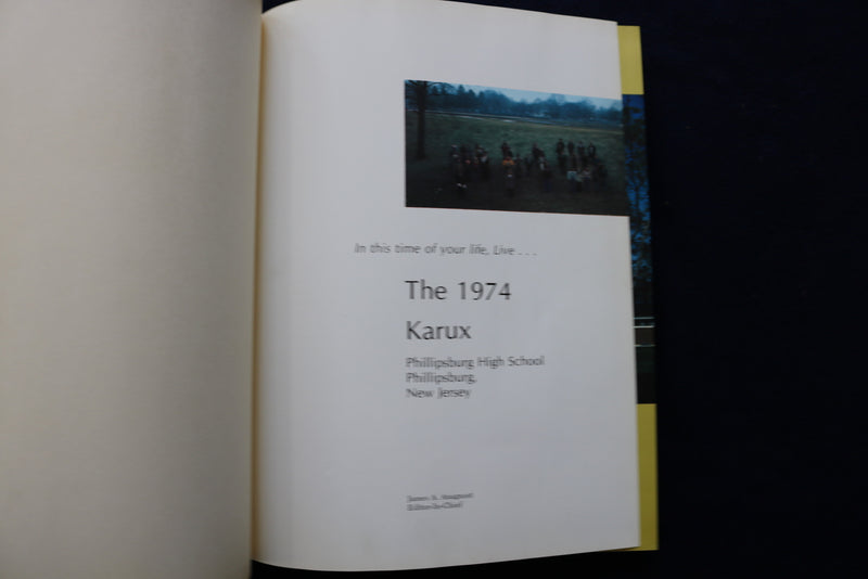 1974 KARUX PHILLIPSBURG HIGH SCHOOL YEARBOOK- PHILLIPSBURG, NEW JERSEY - YB 3461