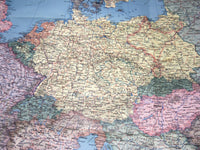 1939 EUROPE CARTE POLITIQUE FOLD-OUT MAP - K 38