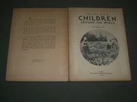 1934 CHILDREN AROUND THE WORLD PICTURE BOOK - NICE PHOTOS - J 2645