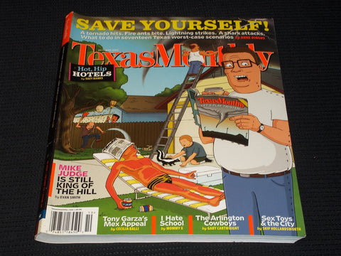 2004 OCTOBER TEXAS MONTHLY MAGAZINE - KING OF THE HILL FRONT COVER - E 7525