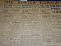 1910 MAY 23 THE BOSTON HERALD - TWO FALL DEAD ON SEEING COMET - BH 337