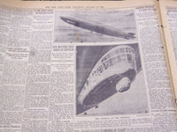 1928 OCTOBER 13 NEW YORK TIMES - ZEPPELIN FAR OUT OVER ATLANTIC - NT 5334