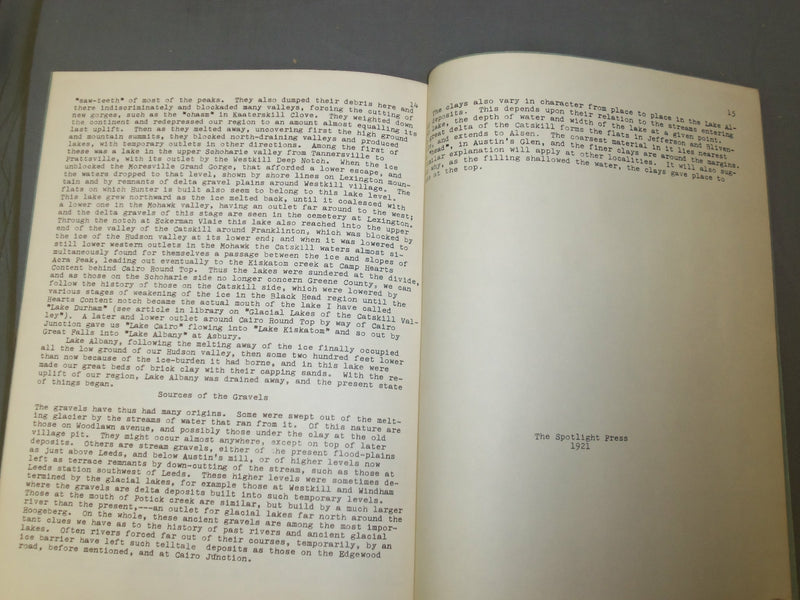 1922 ROCKS OF GREENE COUNTY BY GEORGE CHADWICK - REPUBLISHED IN 1971 - J 4948